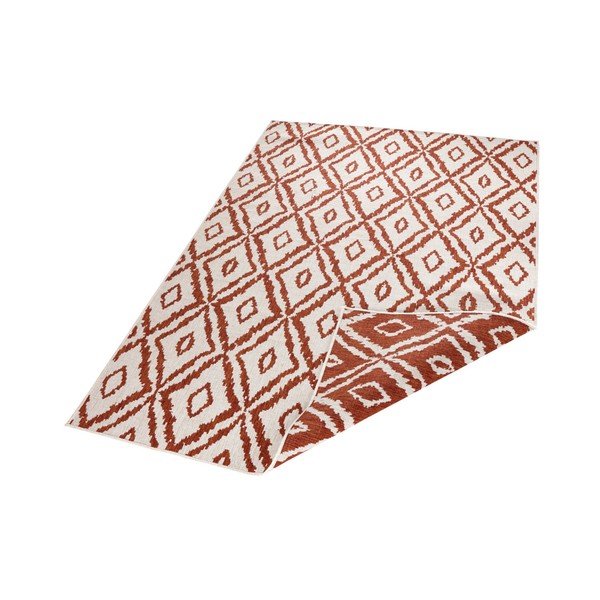 Sarkanbalts āra paklājs NORTHRUGS Rio, 80 x 150 cm-image-2