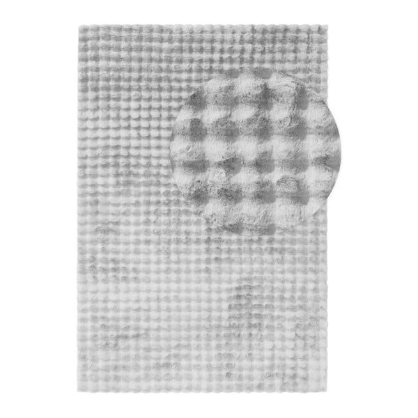 Gaiši pelēks mazgājams paklājs 120x170 cm Bubble Grey – Mila Home