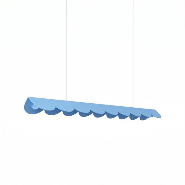Gaiši zila alumīnija LED piekaramā lampa BISCUIT – Thoro