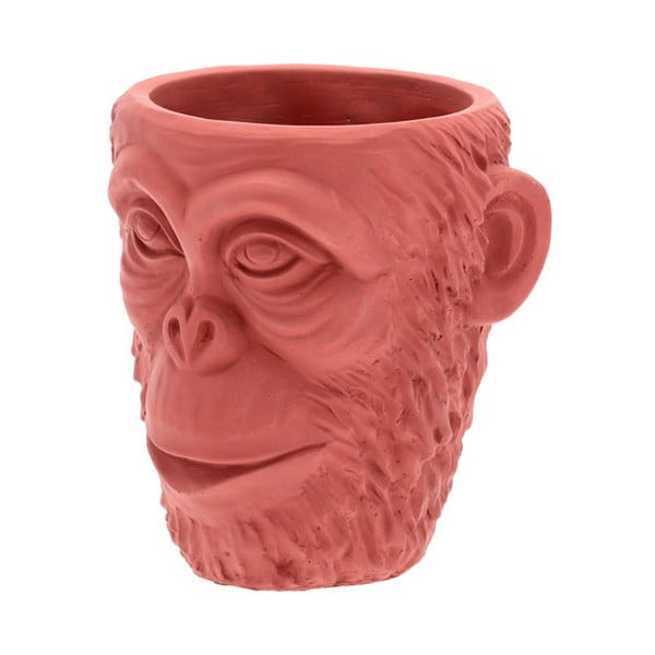 Sarkans puķu pods Villa Collection Calbe, augstums 19 cm-image-4