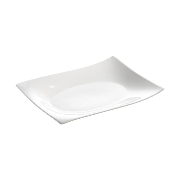 Balts porcelāna šķīvis Maxwell & Williams Motion, 35 x 25,5 cm