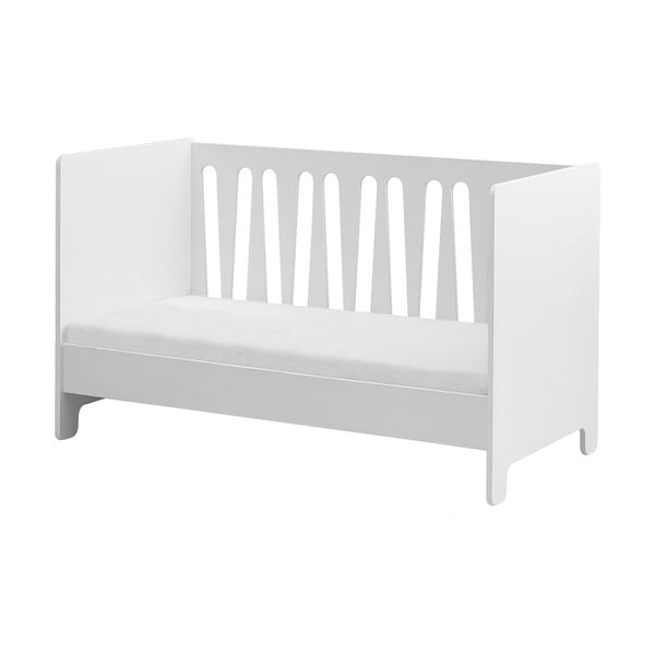 Balta bērnu gultiņa Pinio Moon, 70 x 140 cm-image-2