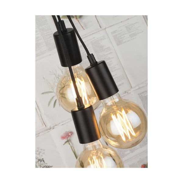 Melna/pelēka stāvlampa ar metāla abažūru (augstums 190 cm) Oslo – it's about RoMi-image-4