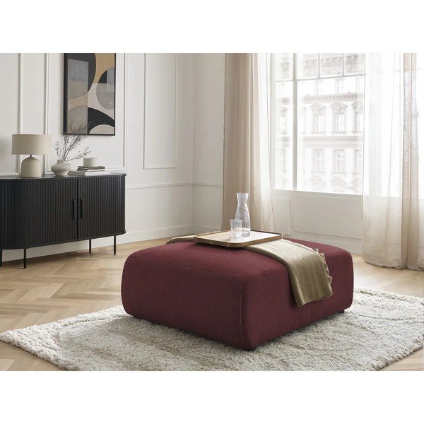 Sarkans modulārais kāju soliņš Jana – Bobochic Paris-image-4