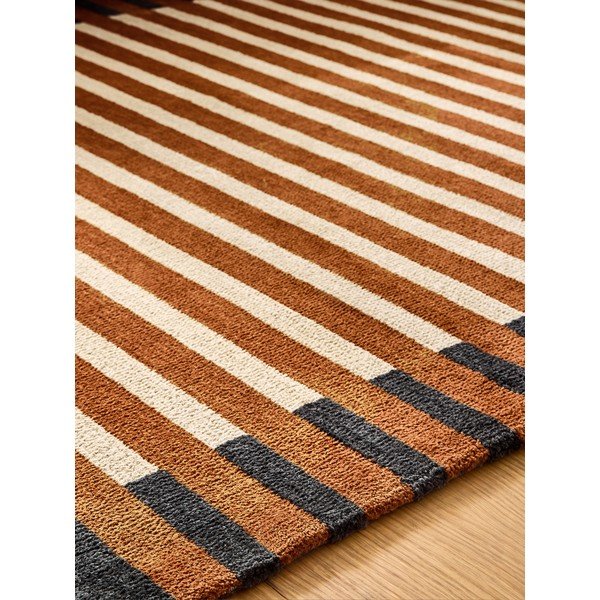 Oranžs paklājs no pārstrādātas šķiedras 120x170 cm Lois – MADE-image-3