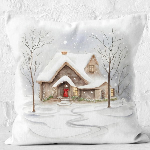 Spilvendrāna ar Ziemassvētku motīvu 43x43 cm – Mila Home-image-4