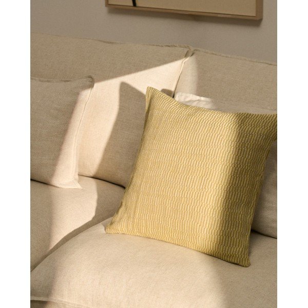 Žakarda spilvendrāna 50x50 cm Nerel – Kave Home-image-1
