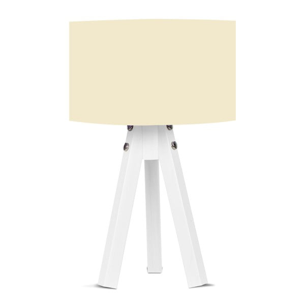 Galda lampa ar smilškrāsas toņu Kate Louise Bianca