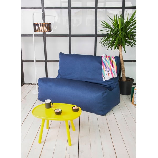 Gaiši pelēks sēžammaiss no buklē auduma Sofa Seat Lounge – SLOWDOWN-image-1