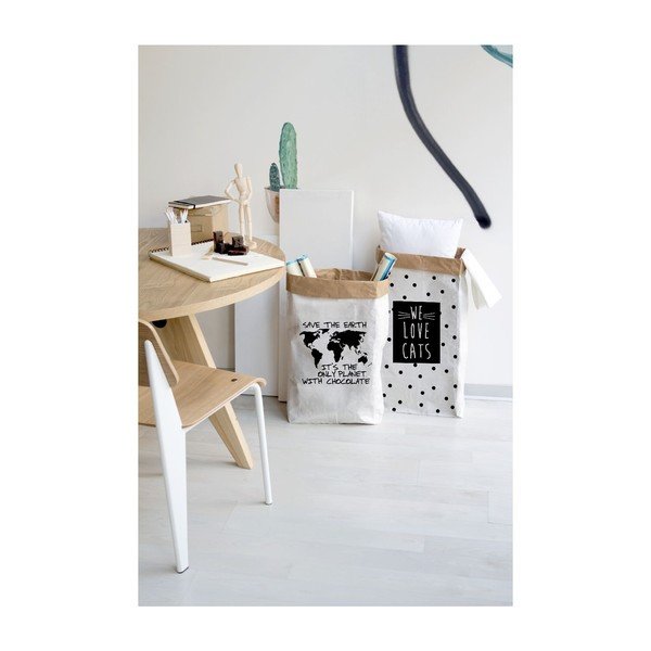 Pārstrādāta papīra uzglabāšanas maiss Really Nice Things Chocolate-image-1