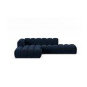 Tumši zils stūra dīvāns (ar kreiso stūri) Lupine – Micadoni Home