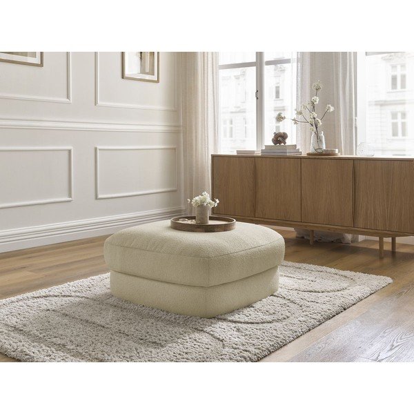 Bēšs kāju soliņš no buklē auduma Leonore – Bobochic Paris-image-4