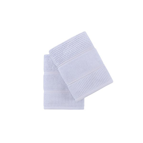 Gaiši zili frotē kokvilnas dvieļi (2 gab.) 50x90 cm Daniela – Foutastic-image-3