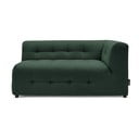 Tumši zaļš dīvāna modulis (labais stūris) Kleber – Bobochic Paris