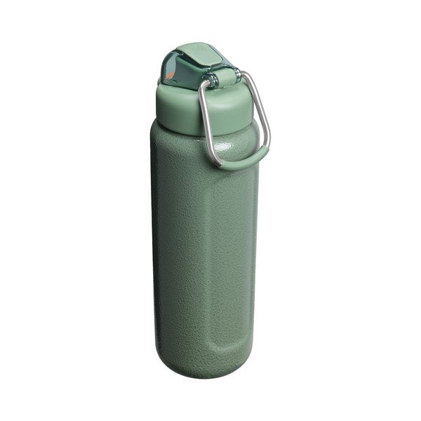 Zaļa nerūsējošā tērauda pudele ceļojumiem 700 ml Wellspring Bottle Hammertone Green – Stanley-image-2