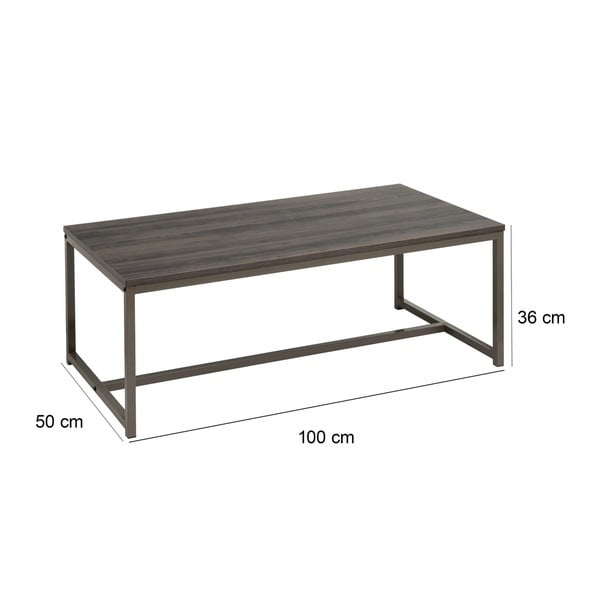 Brūns žurnālgaldiņš 50x100 cm – Casa Selección-image-3