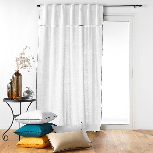 Balts aizkars 140x240 cm Mistraline – douceur d'intérieur-image-3