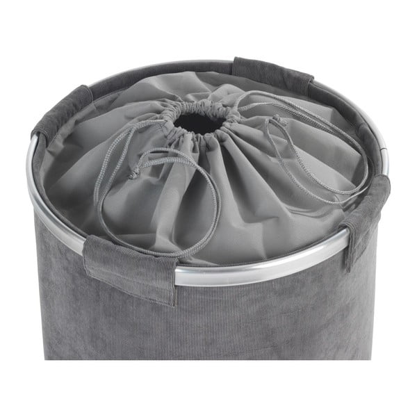 Wenko Cordoba pelēks veļas grozs, 68 l-image-2