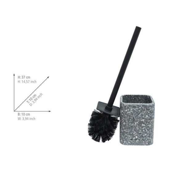 Pelēka polirezīna tualetes birste Tom Tailor T-Terrazzo – Wenko-image-4