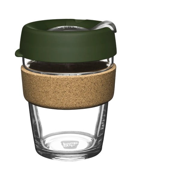 Zaļa ceļojumu krūze 340 ml Brew Cork Pine M – KeepCup