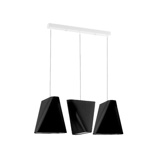 Melna piekaramā lampa 82x28 cm Velo – Nice Lamps