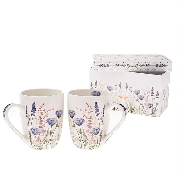 Baltas porcelāna krūzes (2 gab.) 350 ml – Dakls