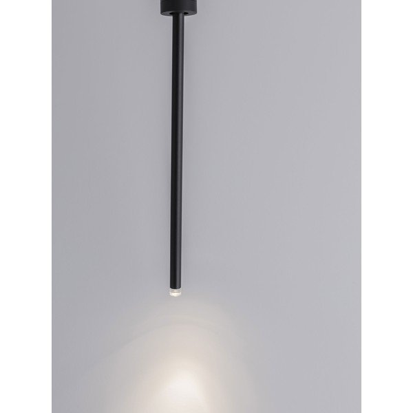 Matēti melna alumīnija LED griestu lampa ar saliekamu konstrukciju Stilvi – Nova Luce-image-2