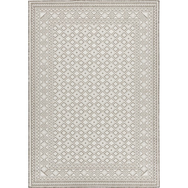 Bēšs āra paklājs 170x120 cm Terrazzo – Floorita-image-3