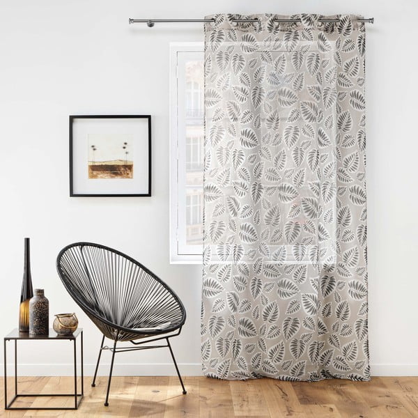 Melns/bēšs dienas aizkars 140x280 cm Alma – douceur d'intérieur-image-2