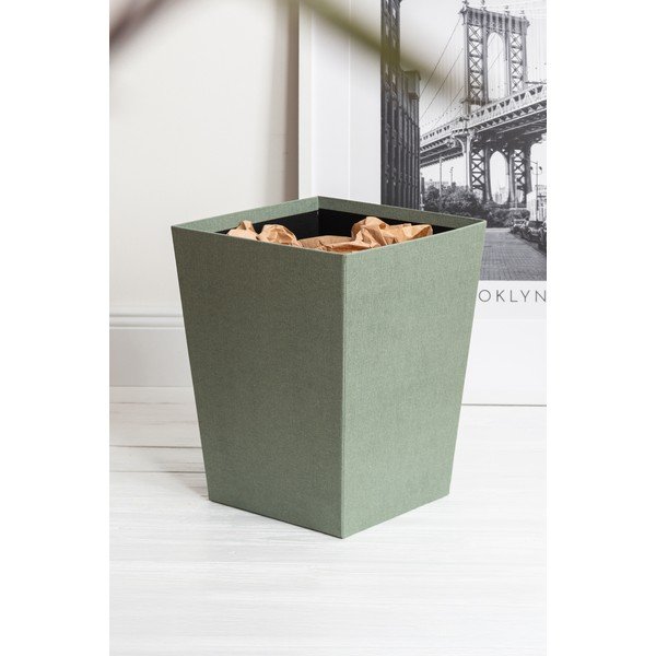 Zilganzaļa atkritumu tvertne Sofia Canvas Paper Laminate – Bigso-image-1