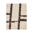 Krēmkrāsas divpusējs vilnas paklājs 160x230 cm Hadin – Kave Home