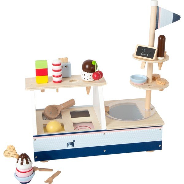 Bērnu koka saldējuma kafejnīca Legler Ice Cream Buffet-image-1