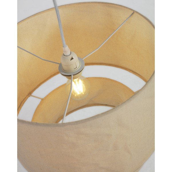 Bēšs auduma abažūrs ø 40 cm Mariela – Kave Home-image-2