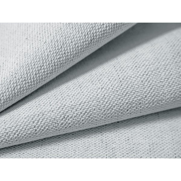 Gaiši pelēka polsterēta divvietīga gulta ar veļas kasti ar redelēm 180x200 cm Campi – Cosmopolitan Design-image-3