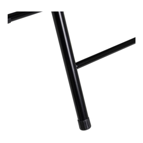 Melns mākslīgās ādas salokāms pusdienu krēsls – Casa Selección-image-4