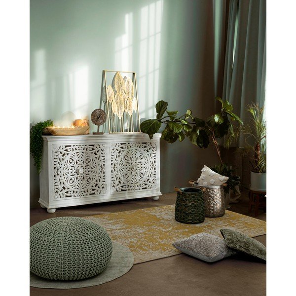 Metāla sienas dekors 52,5x95 cm Adhira – Bizzotto-image-1