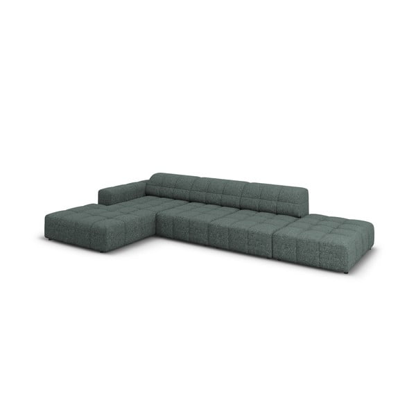 Tirkīzzils stūra dīvāns (ar kreiso stūri) Chicago – Cosmopolitan Design-image-3