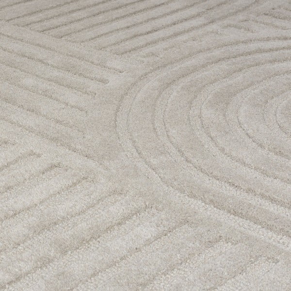 Pelēks vilnas paklājs Flair Rugs Zen Garden, 120 x 170 cm-image-4