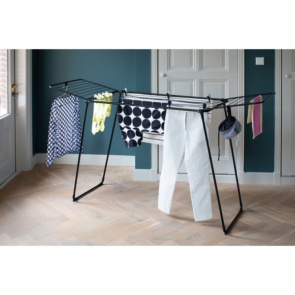 Matēti melns veļas žāvētājs 22 m HangOn Too – Brabantia-image-1