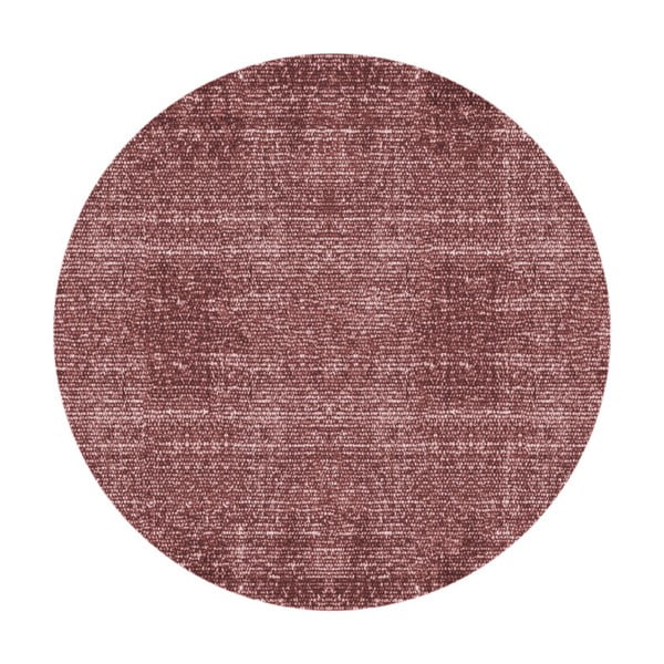 Sarkans kokvilnas paklājs PT LIVING Washed, ⌀ 150 cm