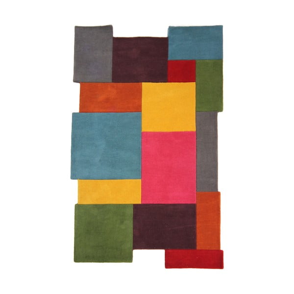 Krāsains vilnas paklājs Flair Rugs Collage, 120 x 180 cm