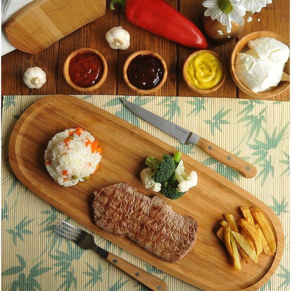 2 bambusa paliktņu komplekts Bambum Servizio-image-1