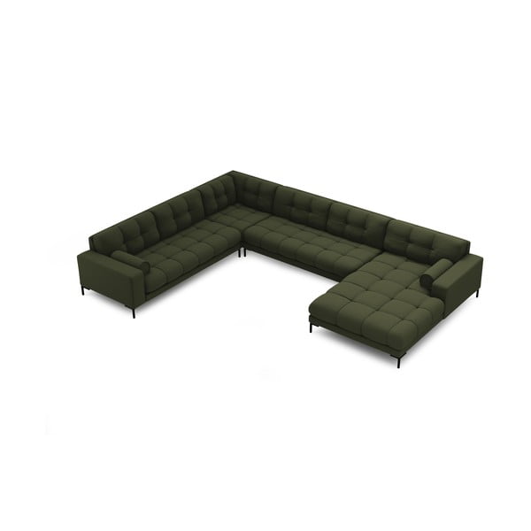 Zaļš stūra dīvāns (ar kreiso stūri) Bali – Cosmopolitan Design-image-4