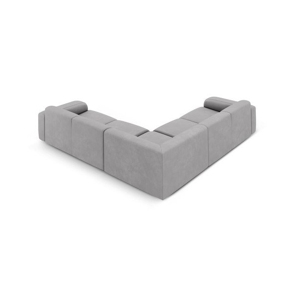 Gaiši pelēks stūra dīvāns (ar maināmu stūri/L veida) Molino – Micadoni Home-image-2