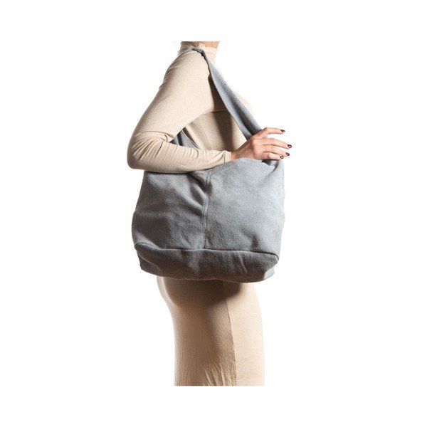 Pelēka ādas somiņa Roberta M 885 Grigio-image-4