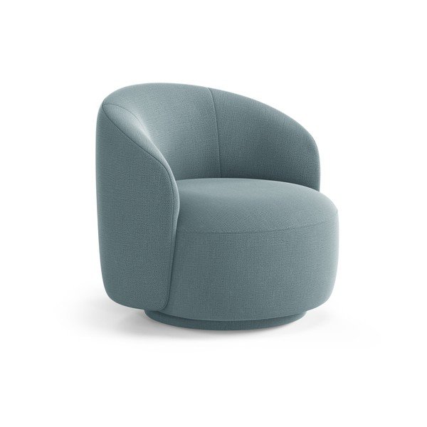 Gaiši zils grozāms atpūtas krēsls Letizia – Micadoni 