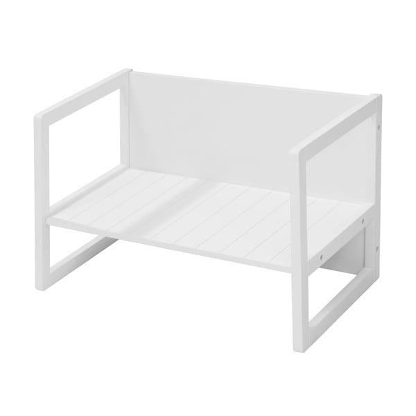 Balts bērnu soliņš Country Style – Roba