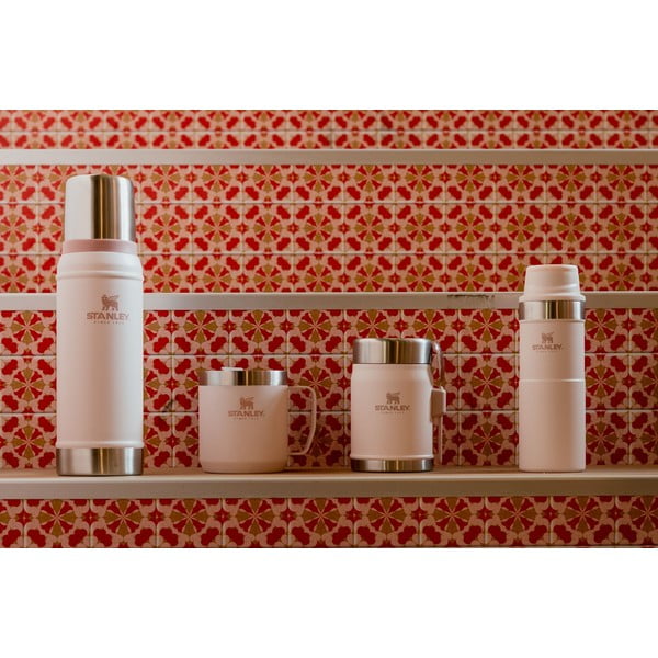 Gaiši rozā nerūsējošā tērauda termoss pārtikai Legendary Classic Rose Quartz – Stanley-image-4