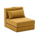 Sinepju dzeltens izvelkams atpūtas krēsls Arty – Kave Home