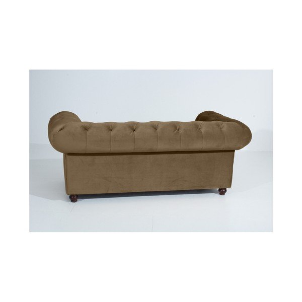 Smilšaini brūns dīvāns Max Winzer Orleans Velvet, 196 cm-image-3
